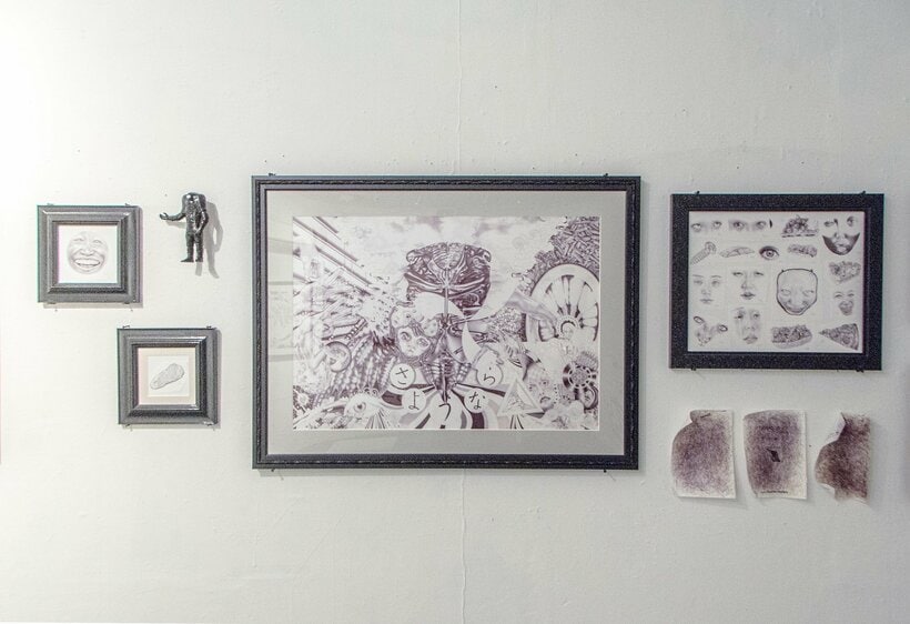 初の個展「スーパー劣等生」から（本人提供）