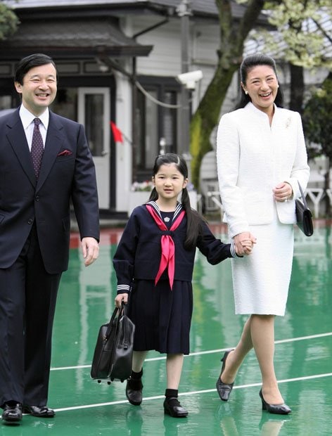 ２００８年４月、学習院初等科に入学された愛子さま　（c）朝日新聞社　＠＠写禁