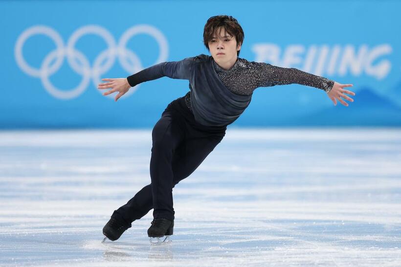 宇野昌磨のＳＰの演技（gettyimages)