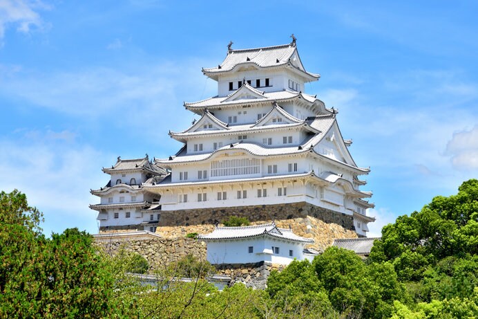 白い城の代表格「姫路城」