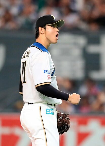 大谷翔平選手=2016年10月16日、山本裕之撮影 (c)朝日新聞社