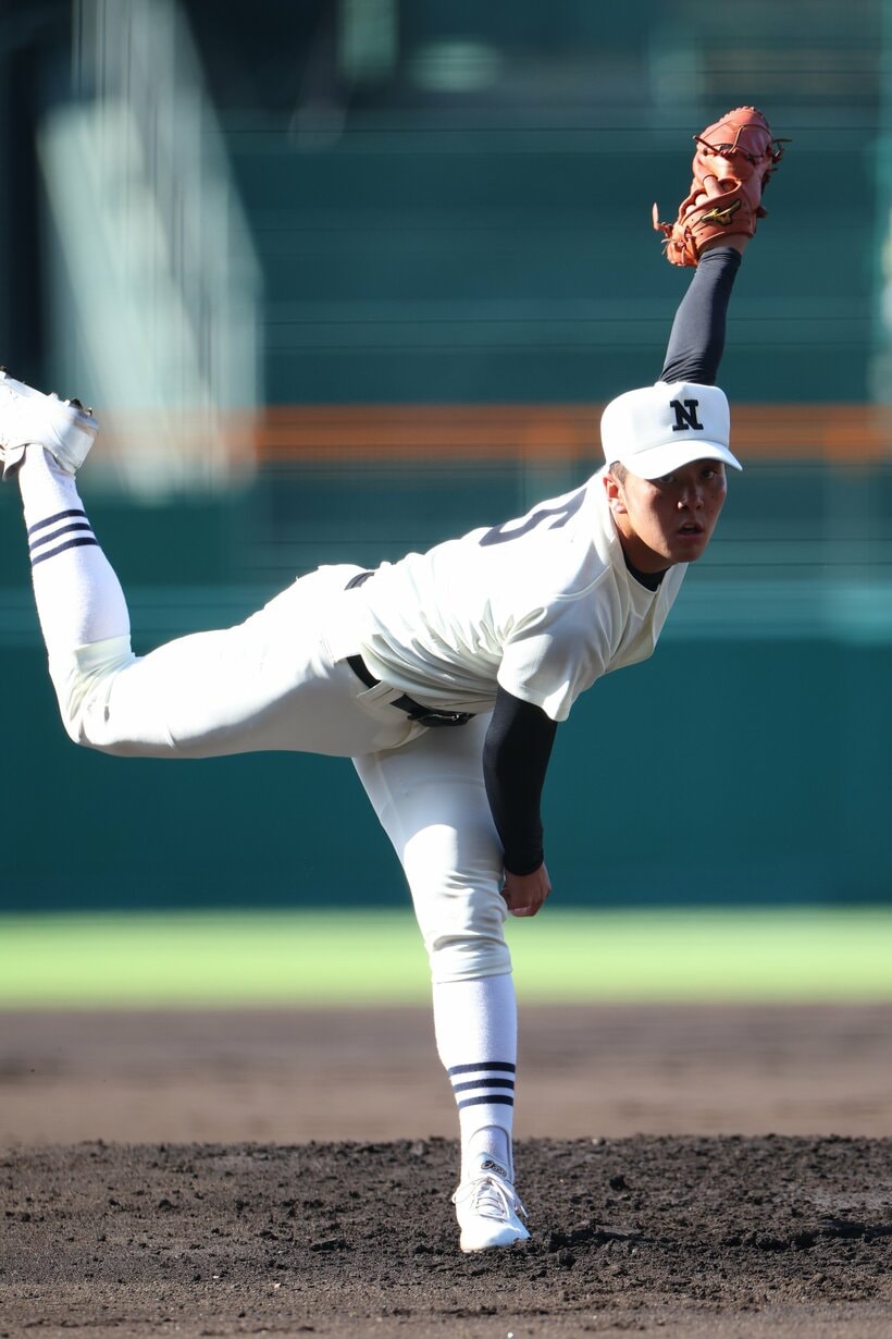 日大三の先発・根本智希（撮影／写真映像部・松永卓也）