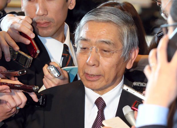 日銀黒田総裁　（ｃ）朝日新聞社