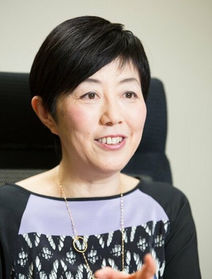 基礎的読解力判定のリーディングスキルテスト（RST）を開発した国立情報学研究所の新井紀子教授（撮影／写真部・小原雄輝）