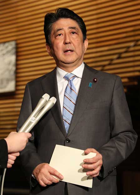 最近は顔色が冴えない安倍首相