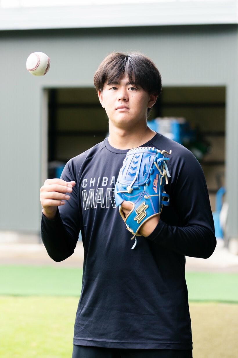 ロッテ・坂井遼（撮影／写真映像部・上田泰世）