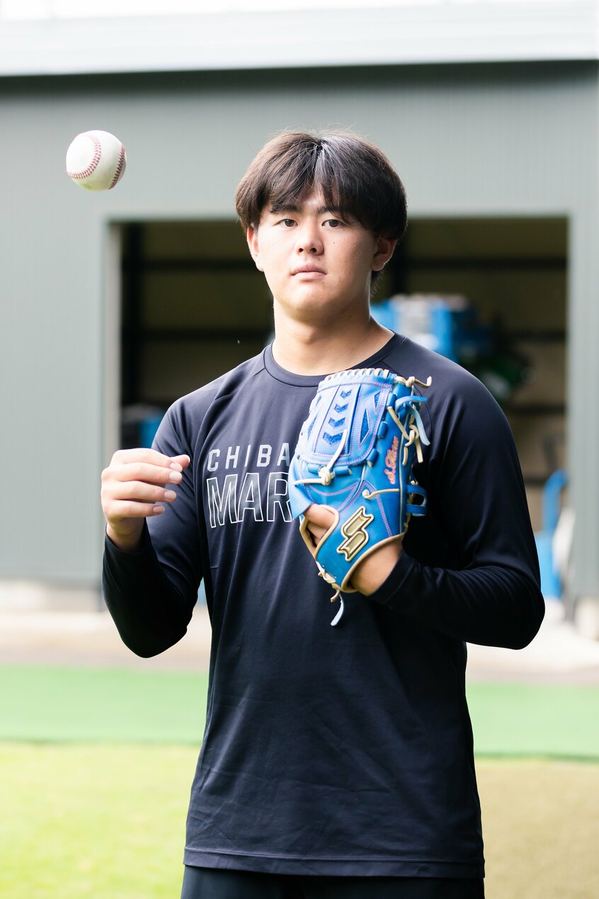 ロッテ・坂井遼(撮影/写真映像部・上田泰世)