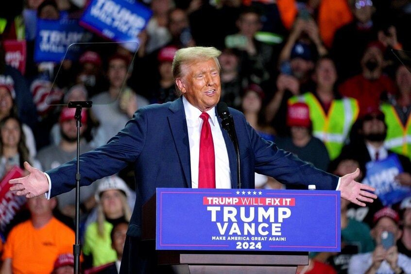 米大統領選に勝利したトランプ氏