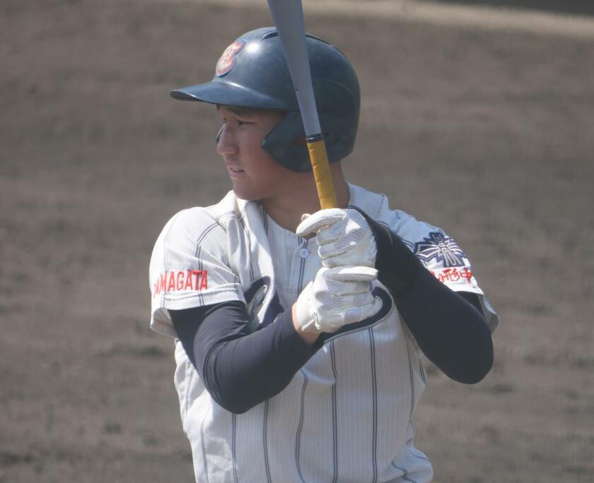 山形中央・武田陸玖（写真提供・プロアマ野球研究所 PABB）