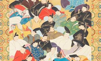 「ウォーリーをさがせ!」感覚で楽しめる? トリックアートのような「三十六歌仙図」