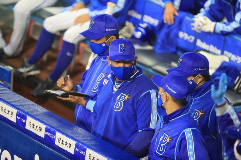 DeNAのラミレス監督(C)朝日新聞社