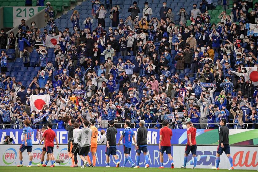 W杯の最終予選で苦戦を強いられているサッカー日本代表　（ｃ）朝日新聞社