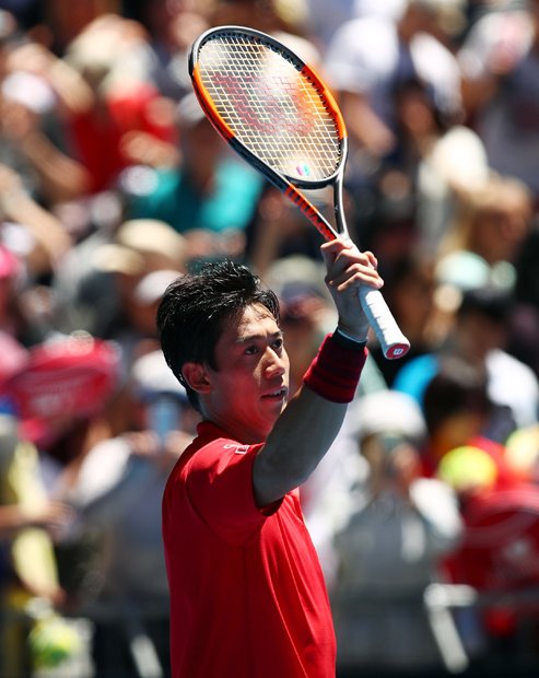 世界ランク5位の力を示し、全豪2回戦は快勝した錦織圭。（写真：Getty Images）