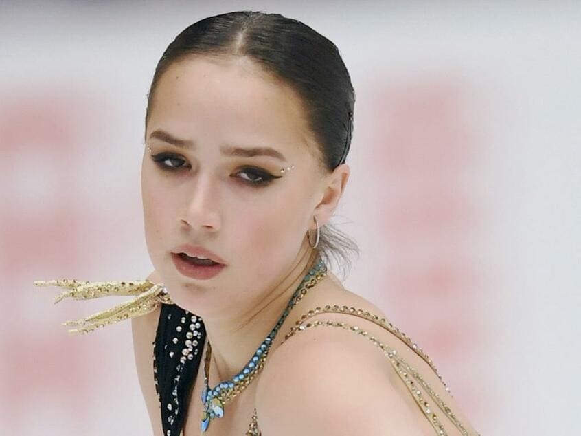 平昌五輪女王のザギトワ(C)朝日新聞社