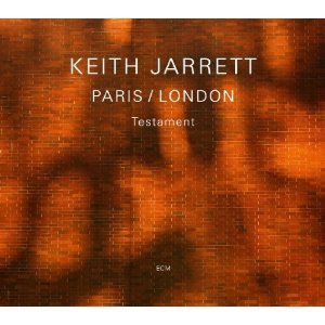 『Paris London:Testament』Keith Jarrett　※こちらは日本盤。キースのライナー・ノーツの翻訳が掲載されている。