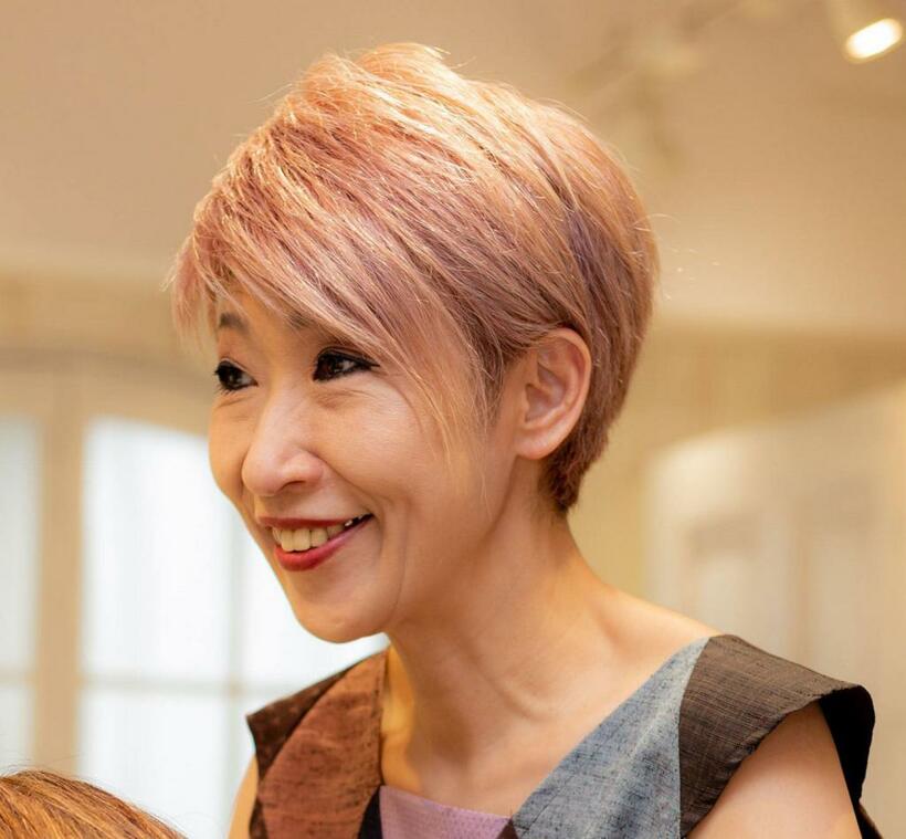 笠木ルミ子さん （５６）／東京都武蔵野市で美容室経営（写真：本人提供）