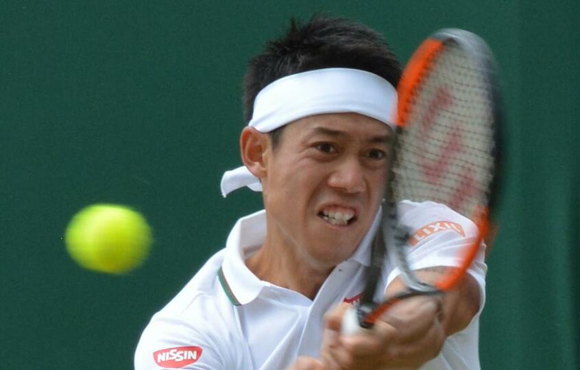 上り調子の錦織。ケガから完全復活し、勝負の年になるか(C)朝日新聞社