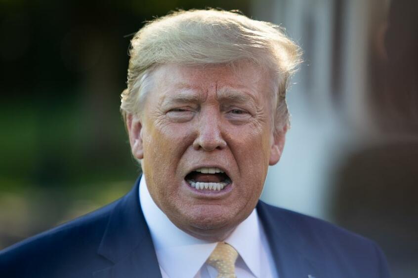 トランプ大統領 (c)朝日新聞社