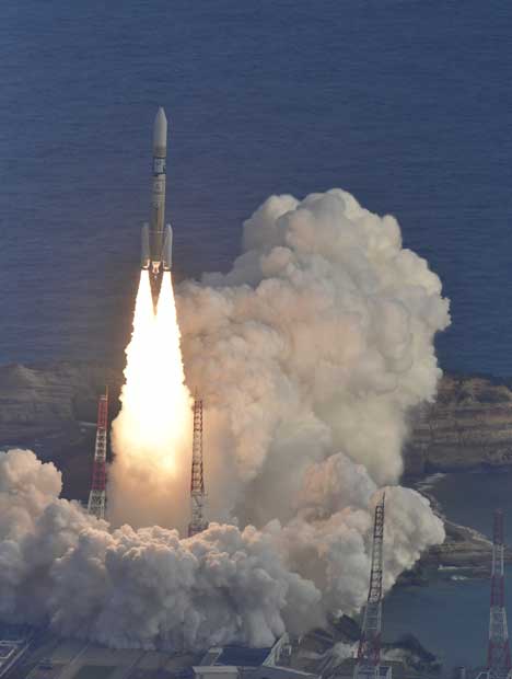ミサイルとロケットは、基本構造に差はない　（ｃ）朝日新聞社