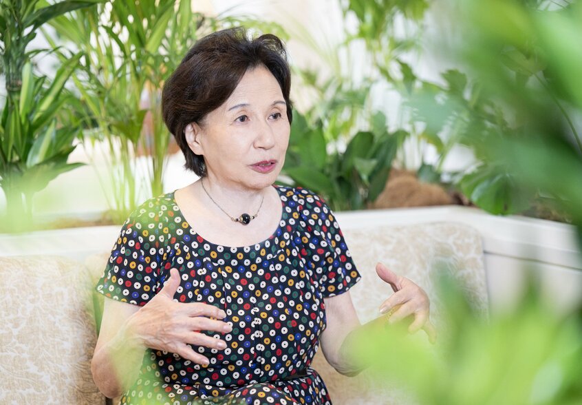 田中真紀子さん(撮影:横関一浩)