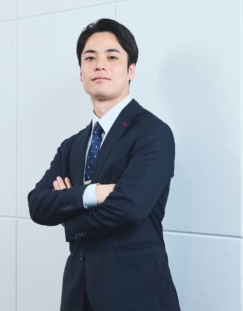 参院選で自民党から出馬予定の中田フィッシュ氏（写真映像部・佐藤創紀）