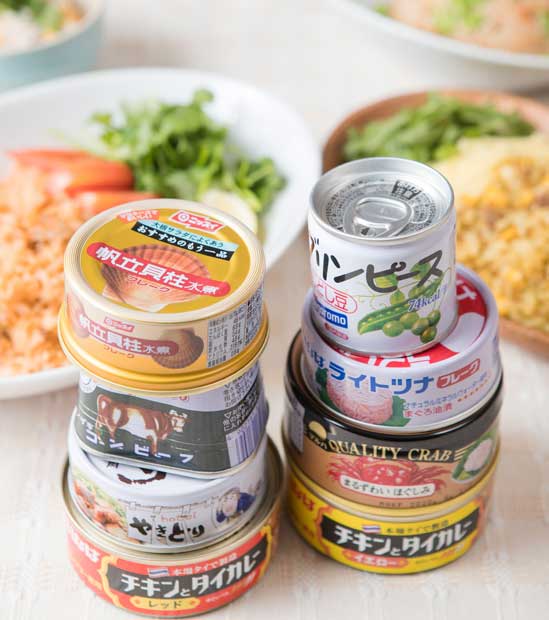 缶詰を使えば、簡単に「炊き込みご飯」が作れる（撮影／加藤夏子）