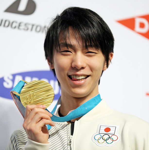 五輪で圧巻の演技をみせ、金メダルに輝いた羽生（ｃ）朝日新聞社