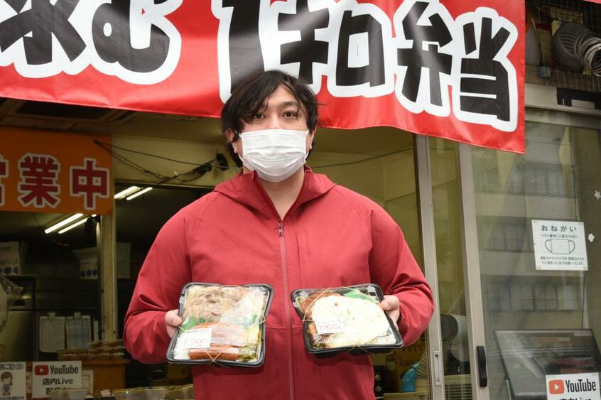 弁当店「キッチンDIVE」では店内の様子をライブ配信している