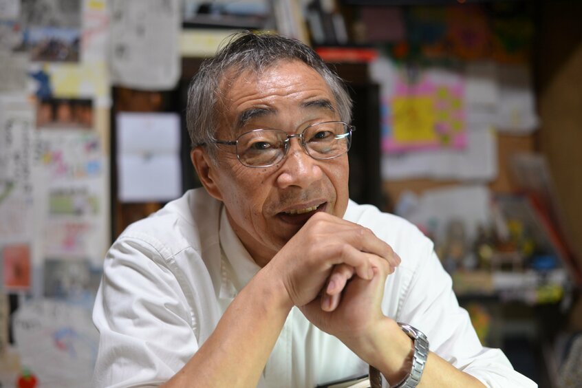 戦争トラウマを語る森倉三男さん