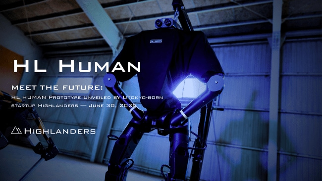 写真・図版(1枚目)| 国産AIヒューマノイド「HL Human」初公開 ─ 複雑作業の自律化に挑む|Highlanders, Inc.