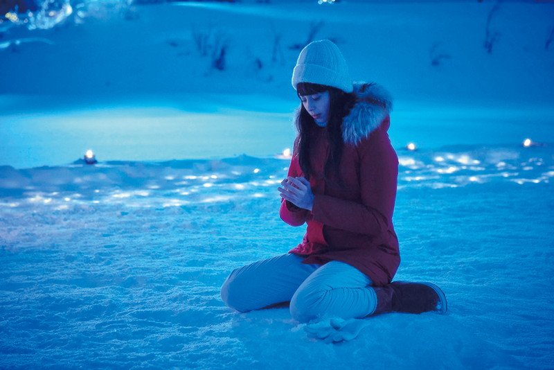 中島美嘉、映画のモチーフとなった『雪の華』を鑑賞「ウルっときた」