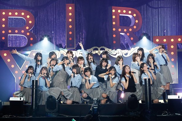 デビュー1周年コンサートを開催した欅坂46