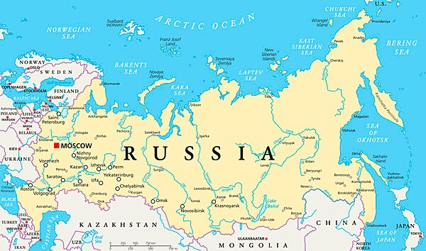 広大なロシアの半分以上が「シベリア」
