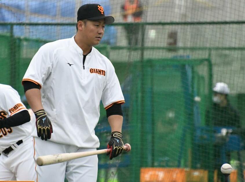増量した巨人の中田翔