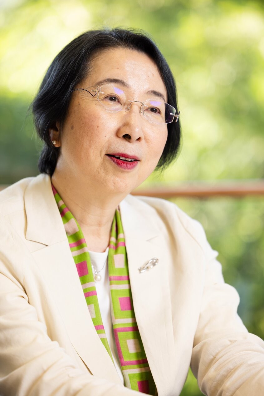 津田塾大学の髙橋裕子学長(撮影/写真映像部・上田泰世)