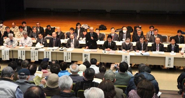 浪江町の住民懇談会では複数の元原発作業員から「帰町はまだ早い」という意見が出た（撮影／桐島瞬）