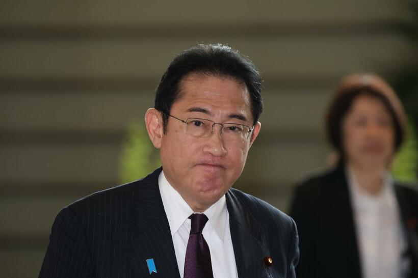 人事好き？の岸田文雄首相＝２０２３年７月１４日