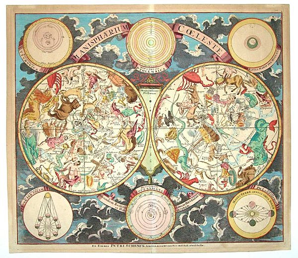 17世紀の天球図