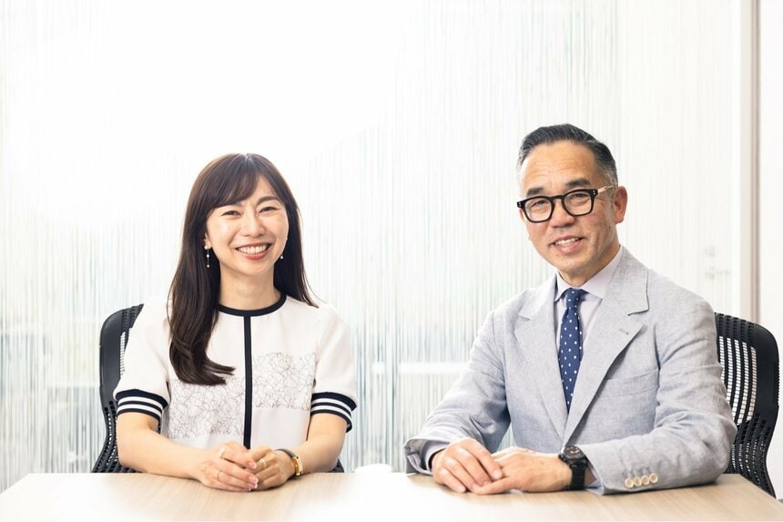 左　yuuさん　右　高濱正伸さん　撮影／上田泰世（写真映像部）
