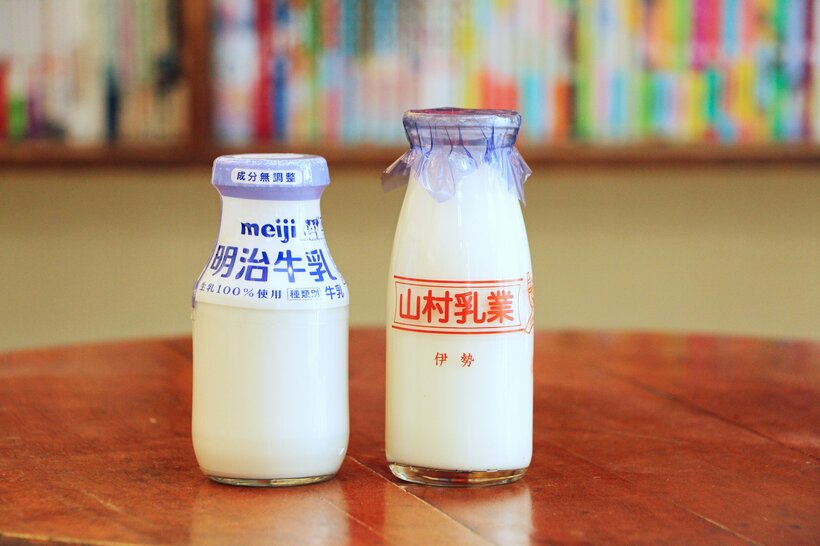 瓶入り牛乳のおいしさは格別だ。だが、大手乳業メーカーの撤退が相次いでいる＝米倉昭仁撮影