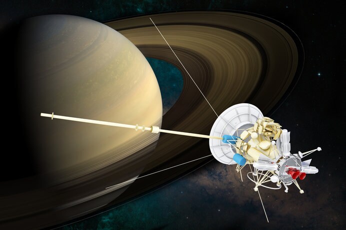 土星といえば探査機「カッシーニ」。さまざまなデータをもたらした（画像はイメージ）