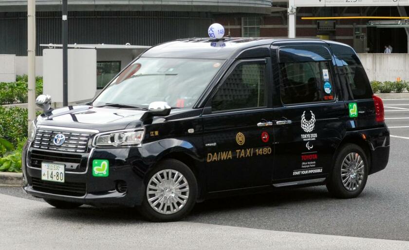 東京都内で増え続けるジャパンタクシー　（ｃ）朝日新聞社