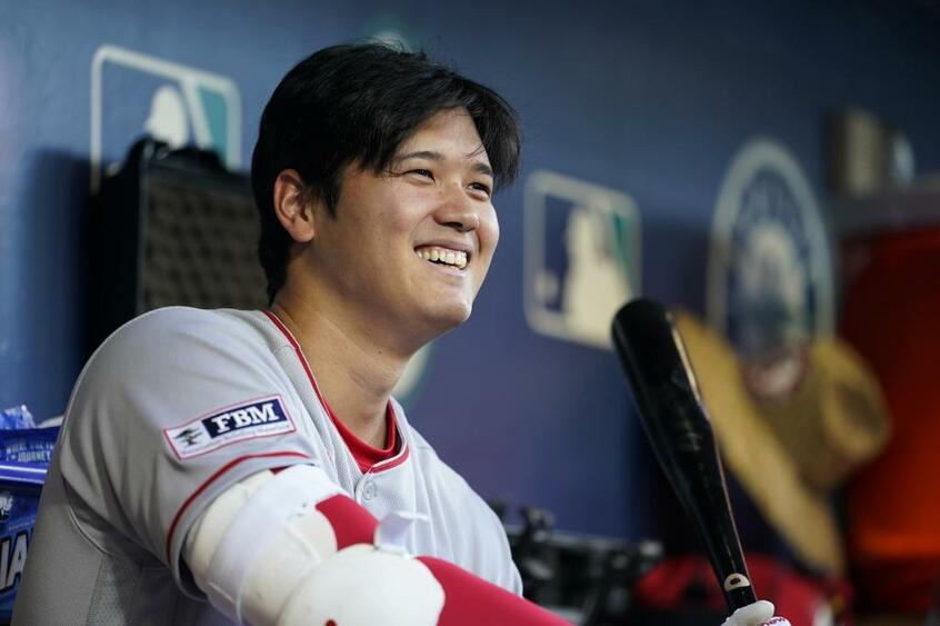 エンゼルスの大谷翔平(写真:AP/アフロ)