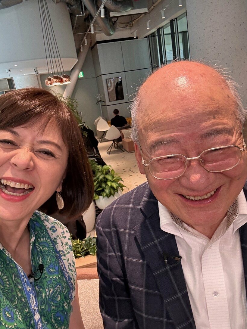 2人のビッグスマイル（武内陶子さん提供）