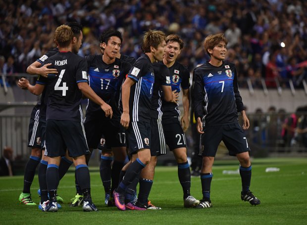 Ｗ杯アジア最終予選を戦う日本代表（写真：Getty Images）