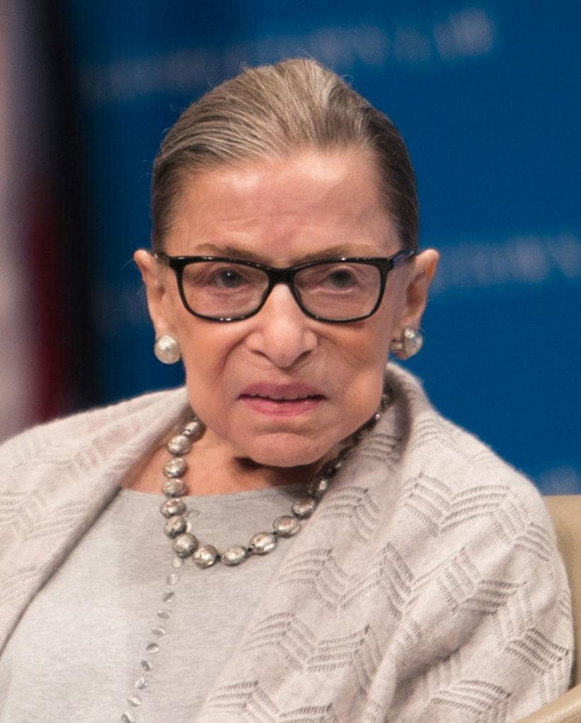 Ruth Bader Ginsburg／1933年生まれ、9月18日に死去。弁護士として性差別撤廃訴訟を数多く手がけた。93年に最高裁判事になった　（ｃ）朝日新聞社