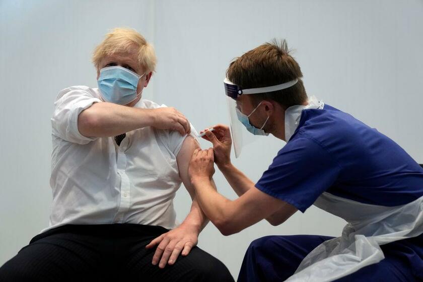 ジョンソン英首相はアストラゼネカ製ワクチンで３月に１回目、６月に２回目を接種した（ｇｅｔｔｙｉｍａｇｅｓ）