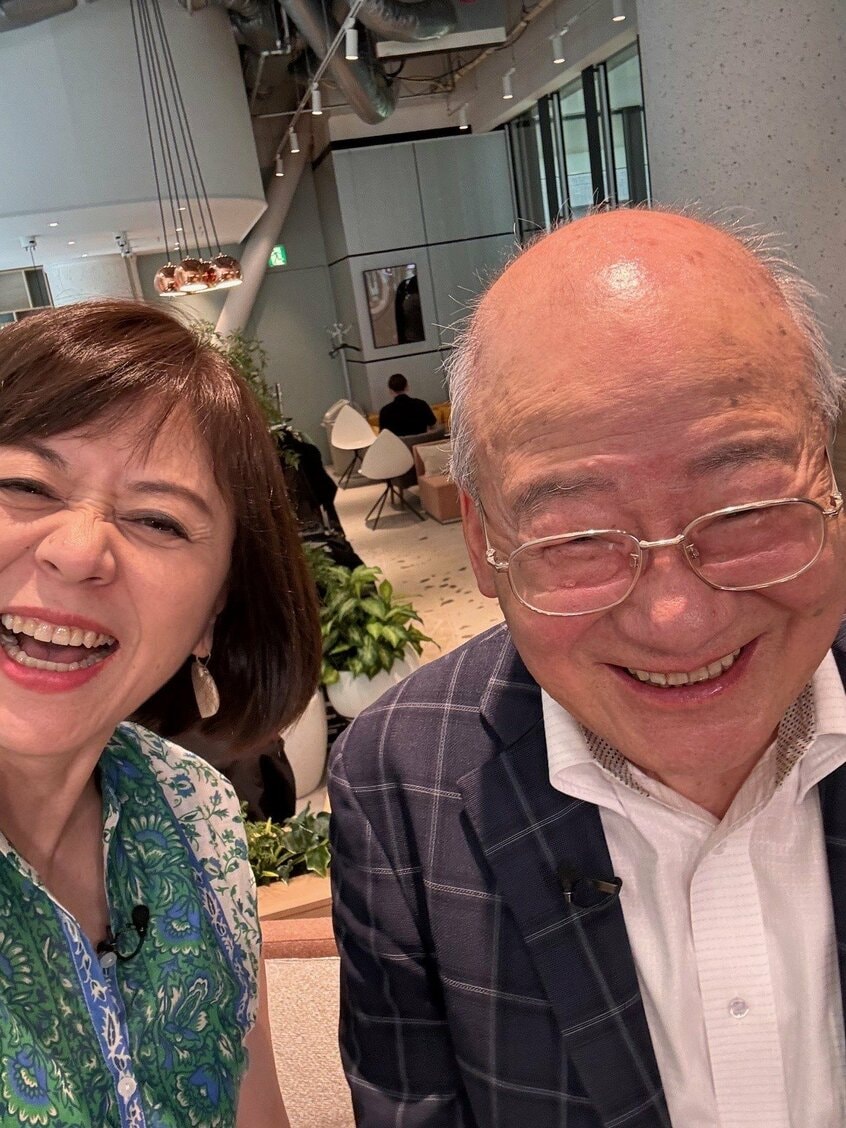 2人のビッグスマイル(武内陶子さん提供)