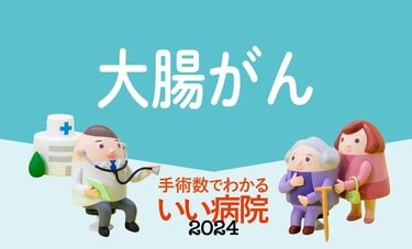 【大腸がん手術数】病院ランキング2024年版・全国トップ40　 1位はがん研有明、2位は県立静岡がんセンター