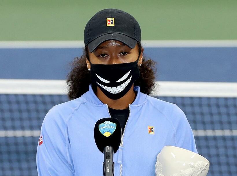 主催者側の対応をうけ、改めて準決勝出場を決めた大坂なおみ選手（GettyImages）